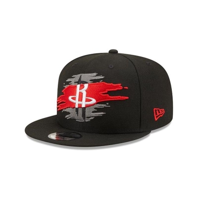Red Houston Rockets Hat - New Era NBA Logo Tear 9FIFTY Snapback Caps USA2387964